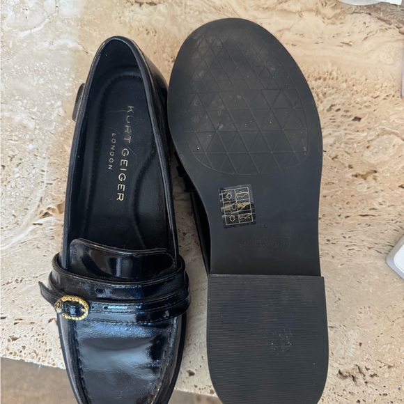 Kurt Geiger Black Leather Loafers - Picture 5 of 5